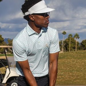 NWT Rhobback Men’s Short Sleeve Performance Polo the Koopa